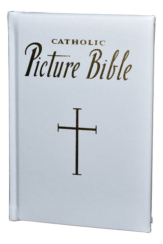 Catholic Picture Bible - White - Gerken's Religious Supplies