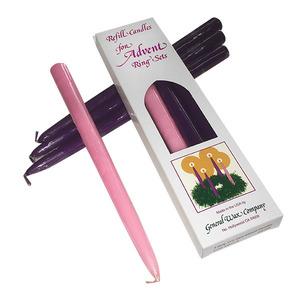 12" Advent Candle Set - Gerken's Religious Supplies