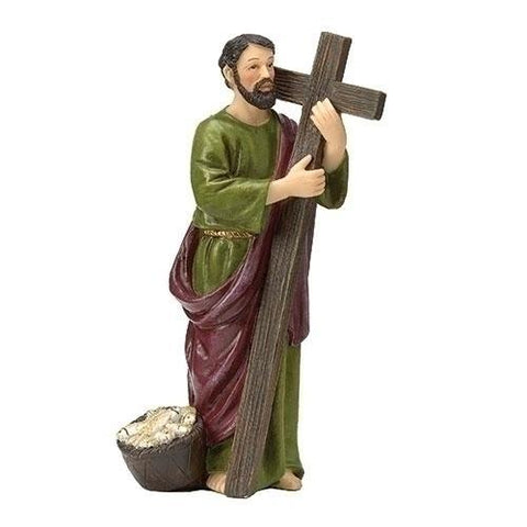 St. Andrew 4" Statue - Gerken's Religious Supplies