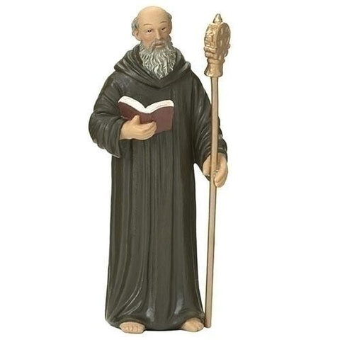 St. Benedict 4" Statue - Gerken's Religious Supplies
