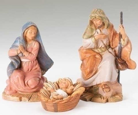 Holy Family 5" Nativity Figure Set - Gerken's Religious Supplies