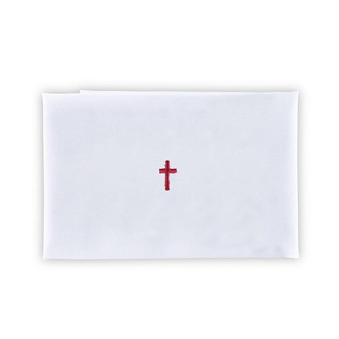 Red Cross Purificator - 100% Linen - Gerken's Religious Supplies