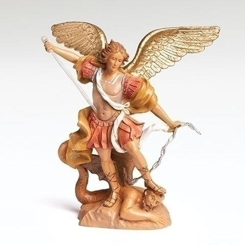 Saint Michael Fontanini Statue 6.5" - Gerken's Religious Supplies