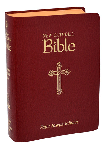 St. Joseph New Catholic Gift Edition, Medium - Burgundy - Gerken's Religious Supplies