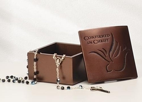 Bronze Confirmation Keepsake Box - Gerken's Religious Supplies