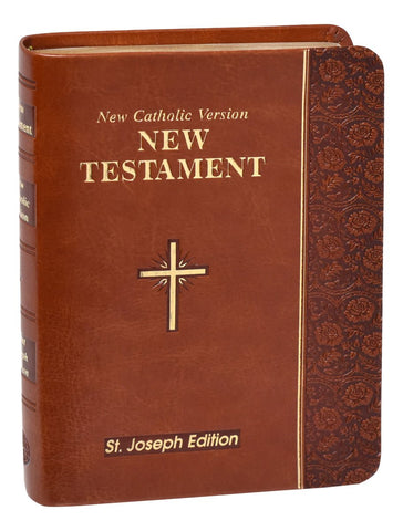 St. Joseph New Catholic Version New Testament - Brown - Gerken's Religious Supplies