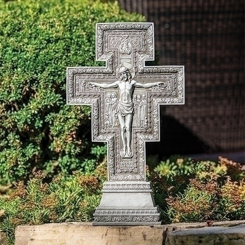 22.75" San Damiano Garden Cross - Gerken's Religious Supplies
