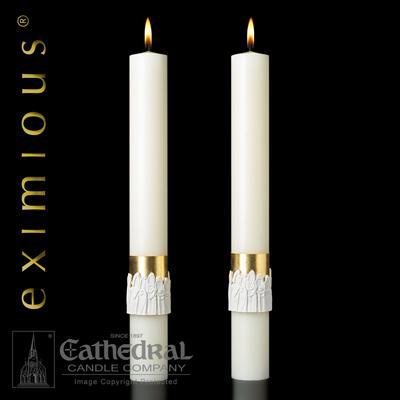 12 Apostles Side Candles 1-1/2" X 17" - Gerken's Religious Supplies
