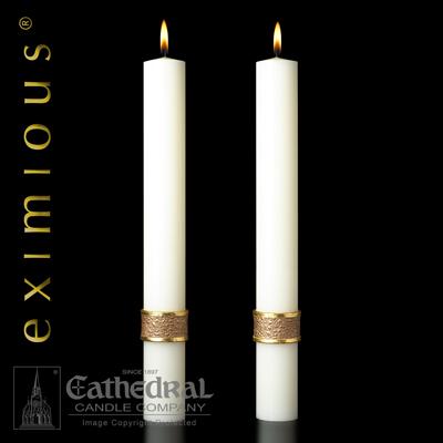 Evangelium Side Candles 2" x 17"