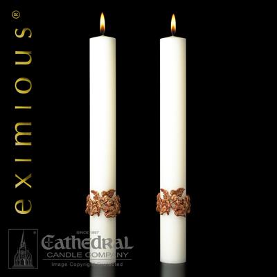 Mount Olivet Side Candles 2-1/2" X 12" - Gerken's Religious Supplies