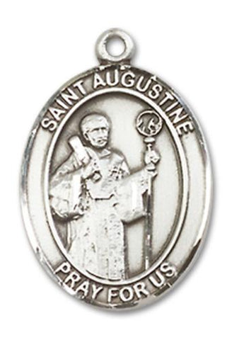 St. Augustine Sterling Silver Medal