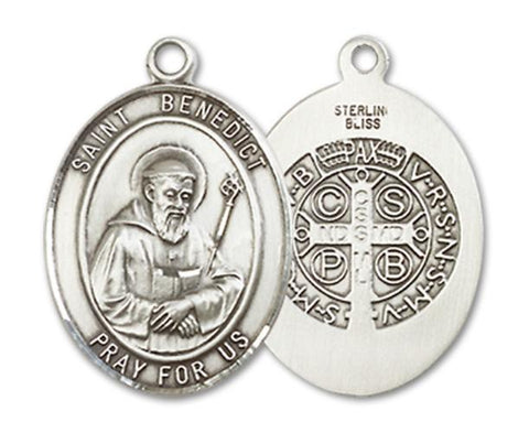St. Benedict Sterling Silver Medal