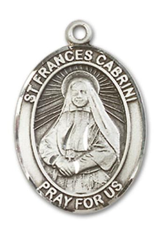 St. Frances Cabrini Sterling Silver Medal