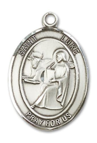 St. Luke the Apostle Sterling Silver Medal