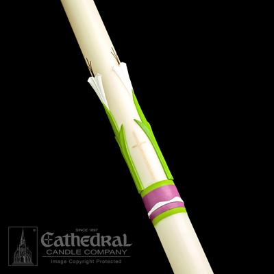 2-1/2" x 48" Easter Glory Paschal Candle