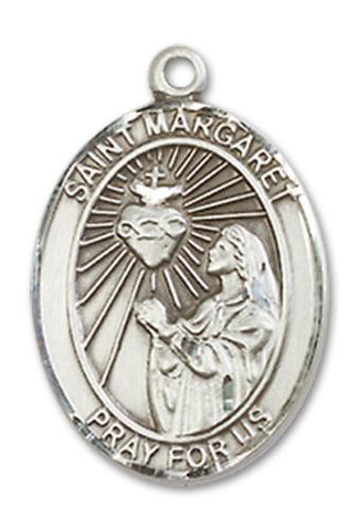 St. Margaret Mary Alacoque Sterling Silver Medal
