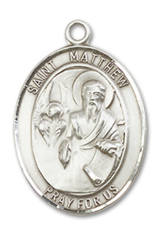 St. Matthew the Apostle Sterling Silver Medal