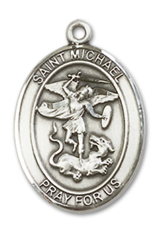 St. Michael the Archangel Sterling Silver Medal