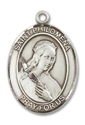 St. Philomena Sterling Silver Medal