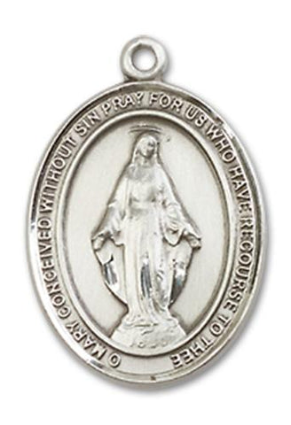 Miraculous Sterling Silver Medal