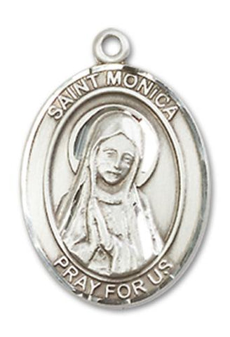 St. Monica Sterling Silver Medal