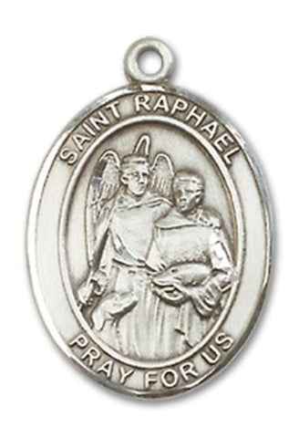 St. Raphael the Archangel Sterling Silver Medal