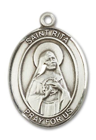 St. Rita of Cascia Sterling Silver Medal