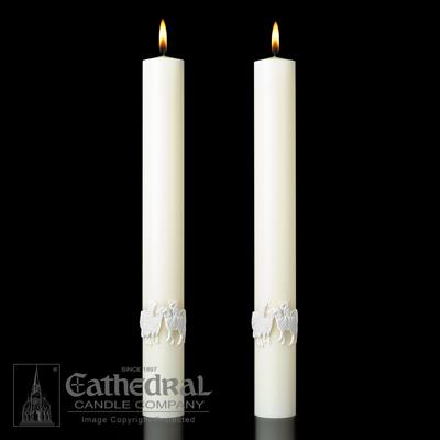 Good Shepherd Side Candles 2" X 17" - Gerken's Religious Supplies
