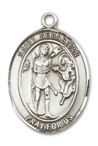 St. Sebastian Sterling Silver Medal