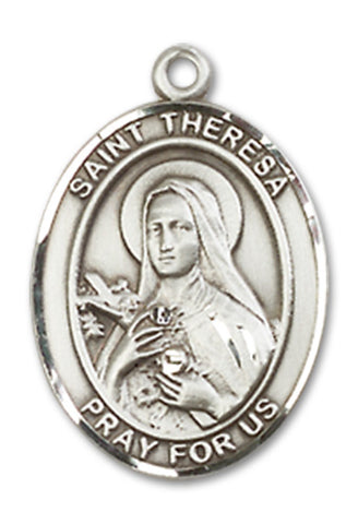 St. Theresa Sterling Silver Medal