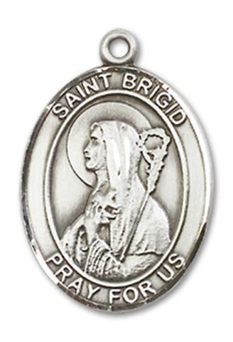 St. Brigid of Ireland Sterling Silver Medal