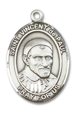 St. Vincent De Paul Sterling Silver Medal