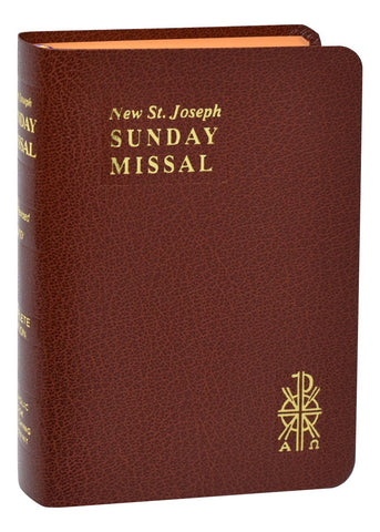 St. Joseph Sunday Missal - Brown Flexible Cover - Gerken's Religious Supplies