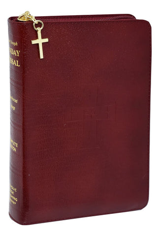 St. Joseph Sunday Missal - Leather Zipper Cover - Gerken's Religious Supplies