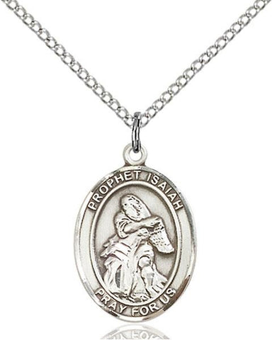 St. Isaiah Sterling Silver Pendant - Gerken's Religious Supplies