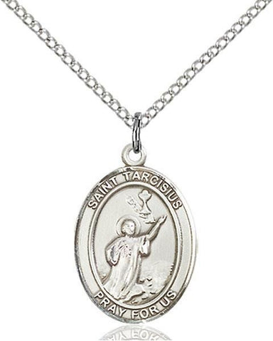 St. Tarcisius Sterling Silver Pendant - Gerken's Religious Supplies