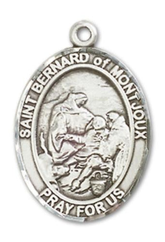 St. Bernard of Montjoux Sterling Silver Medal - Gerken's Religious Supplies