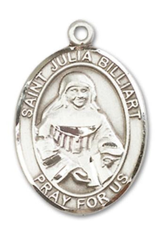 St. Julia Billiart Sterling Silver Medal - Gerken's Religious Supplies