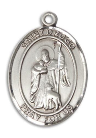St. Drogo Sterling Silver Medal - Gerken's Religious Supplies