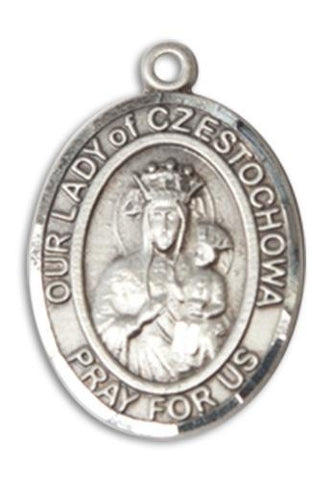Our Lady of Czestochowa Sterling Silver Medal - Gerken's Religious Supplies