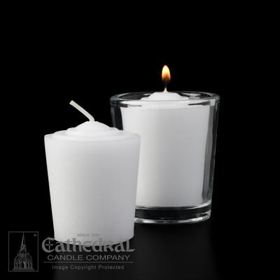 15 Hr Votive Candles, Tapered - Gerken's Religious Supplies