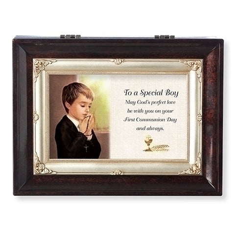 To a Special Boy Communion Music Box - Gerken's Religious Supplies