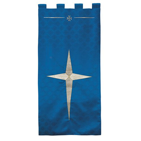 Maltese Jacquard Banner: Blue - Gerken's Religious Supplies