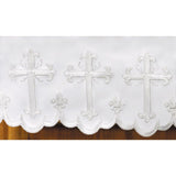 Two-Sided Scallop-Edged Cross Altar Frontal - Gerken's Religious Supplies
