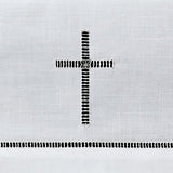 Eyelet and Embroidered Cross Altar Frontal - Gerken's Religious Supplies