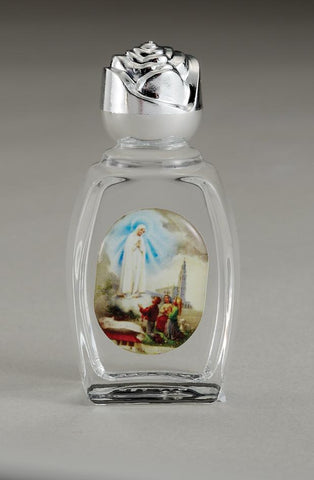 Glass Holy Water Bottle with Water from Fatima - Gerken's Religious Supplies