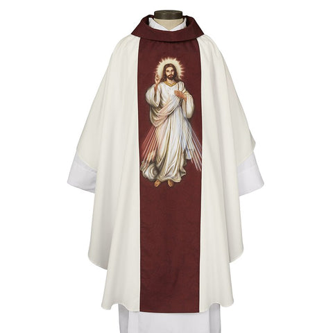 Printed Divine Mercy Chasuble  - Gerken's Religious Supplies