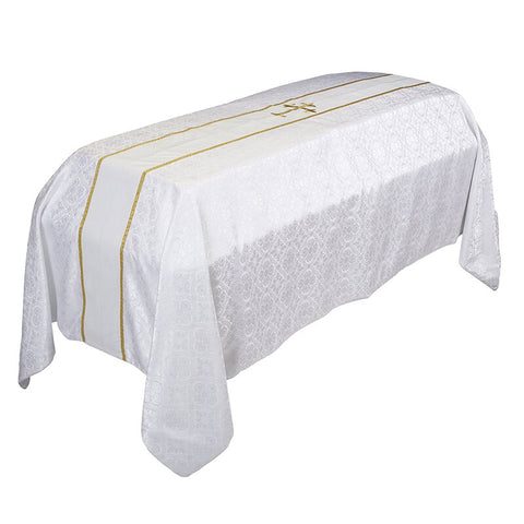 Avignon Collection Funeral Pall with Cross Embroidery 6' W x 10' L