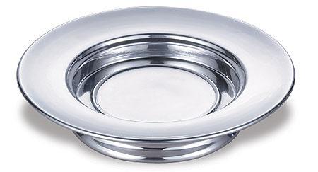 Polished Aluminum Stacking Bread Plate - Gerken's Religious Supplies