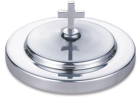 Polished Aluminum Bread Plate Cover - Gerken's Religious Supplies